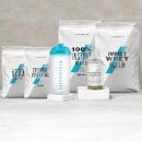 Pack Gain Essentials - Unflavoured 250g - Cookies and Cream 1kg - Unflavoured 250g