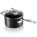 Le Creuset Toughened Non Stick Saucepan with Heat Resistant Glass Lid - 16cm