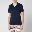 Orlebar Brown Men's Terry Towelling Polo Shirt - Navy