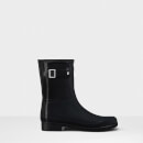 Hunter Women's Original Refined Short Gloss Wellies - Black