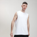 Myprotein Luxe Classic Drop Armhole Tank Top - White - XS