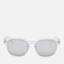 Moncler Men's Square Acetate Sunglasses - Crystal/Smoke