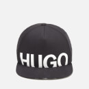HUGO Men's Large Logo Cap - Black/White