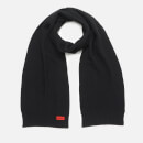 HUGO Men's Zappo 2 Rib Scarf - Black
