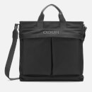 HUGO Men's Record Nylon Logo Tote Bag - Black