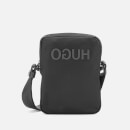 HUGO Men's Record Nylon Messenger Bag - Black