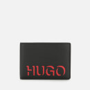HUGO Men's Victorian 3 6Cc Wallet - Black/Red