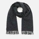 BOSS Men's Heroso Fringe Logo Scarf - Black