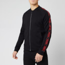 HUGO Men's Dalkutta Tape Bomber Jacket - Black/Red