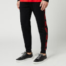 HUGO Men's Daschkent Tape Sweatpants - Black/Red