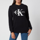 Calvin Klein Jeans Women's Monogram Logo Sweatshirt - CK Black