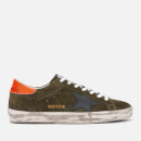 Golden Goose Deluxe Brand Men's Superstar Suede Trainers - Grey/Black Star