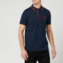 BOSS Men's Paule 4 Polo Shirt - Navy/Orange