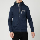 BOSS Men's Saggy Zip Hood Jacket - Navy