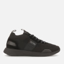 BOSS Men's Titanium Knit Running Style Trainers - Black