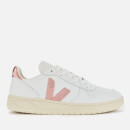Veja Women's V-10 Leather Trainers - Extra White/Nacre
