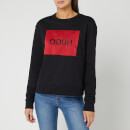 HUGO Women's Nicci Box Logo Sweat - Black