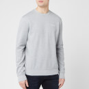 Armani Exchange Men's Small Chest Logo Sweatshirt - Alloy Heather