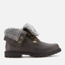 Barbour Women's Hamsterly Roll Top Waterproof Lace Up Boots - Graphite