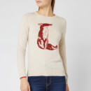 Joules Women's Miranda Fox Jumper - Oat Fox