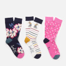 Joules Women's 30th Anniversary 3 Pack - Floral