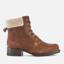 Clarks Women's Orinoco Dusk Warmlined Leather Lace Up Boots - Tan