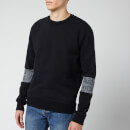 Maison Kitsuné Men's Jacquard Rib Sweatshirt - Black