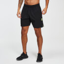 Training Stretch Woven 7 Inch Shorts - Black