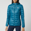 Emporio Armani EA7 Women's Train Core Lady Light Down Packable Jacket - Blue Coral