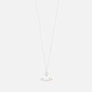 Vivienne Westwood Women's Iris Bas Relief Pendant - Rhodium Pearl Pale Pink