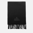 Vivienne Westwood Women's Wool Embroidered Scarf - Black