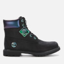 Timberland Women's 6 Inch Premium Boots - Black Nubuck Iridescent
