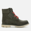 Timberland Women's 6 Inch Premium Convenience Boots - Dark Green Nubuck