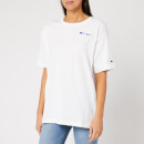Champion Women's Oversize Crew Neck Short Sleeve T-Shirt - White