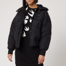 McQ Alexander McQueen Women's Hybrid Puffer Jacket - Darkest Black