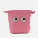 Anya Hindmarch Women's Nylon Drawstring Pouch Crystal Eyes - Light Clay