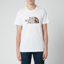 The North Face Men's Easy Short Sleeve T-Shirt - TNF White/British Khaki Tiger Camo Print