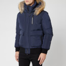 Mackage Men's Nathan Fur Down Jacket - Navy