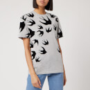 McQ Alexander McQueen Women's Classic T-Shirt - Mercury Melange