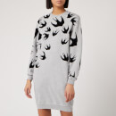 McQ Alexander McQueen Women's Classic Sweat Dress - Mercury Melange