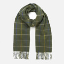 Barbour Men's Tattersall Lambswool Scarf - Dark Green