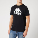 Kappa Men's Large Logo Short Sleeve T-Shirt - Black