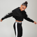 MP Rest Day Women's Logo Cropped Hoodie - Black - XS