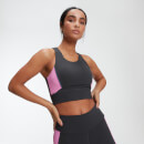 MP Power Women's Longline Crop Top - Slate - XS