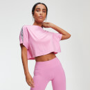 T-Shirt Crop Top Power - Rose Bonbon - XS