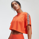 MP Power Women's Crop Tape T-Shirt - Flame - XS