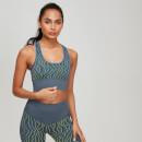 Myprotein Animal Print Seamless Women's Sports Bra - Slate/Stargazer - XS