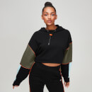 Rest Day Women's Cropped Hoodie - Black - XS