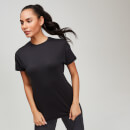 Textured Training Women's Oversized T-Shirt - Black