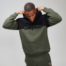 MP Rest Day Men's Split Overhead Hoodie - Army Green